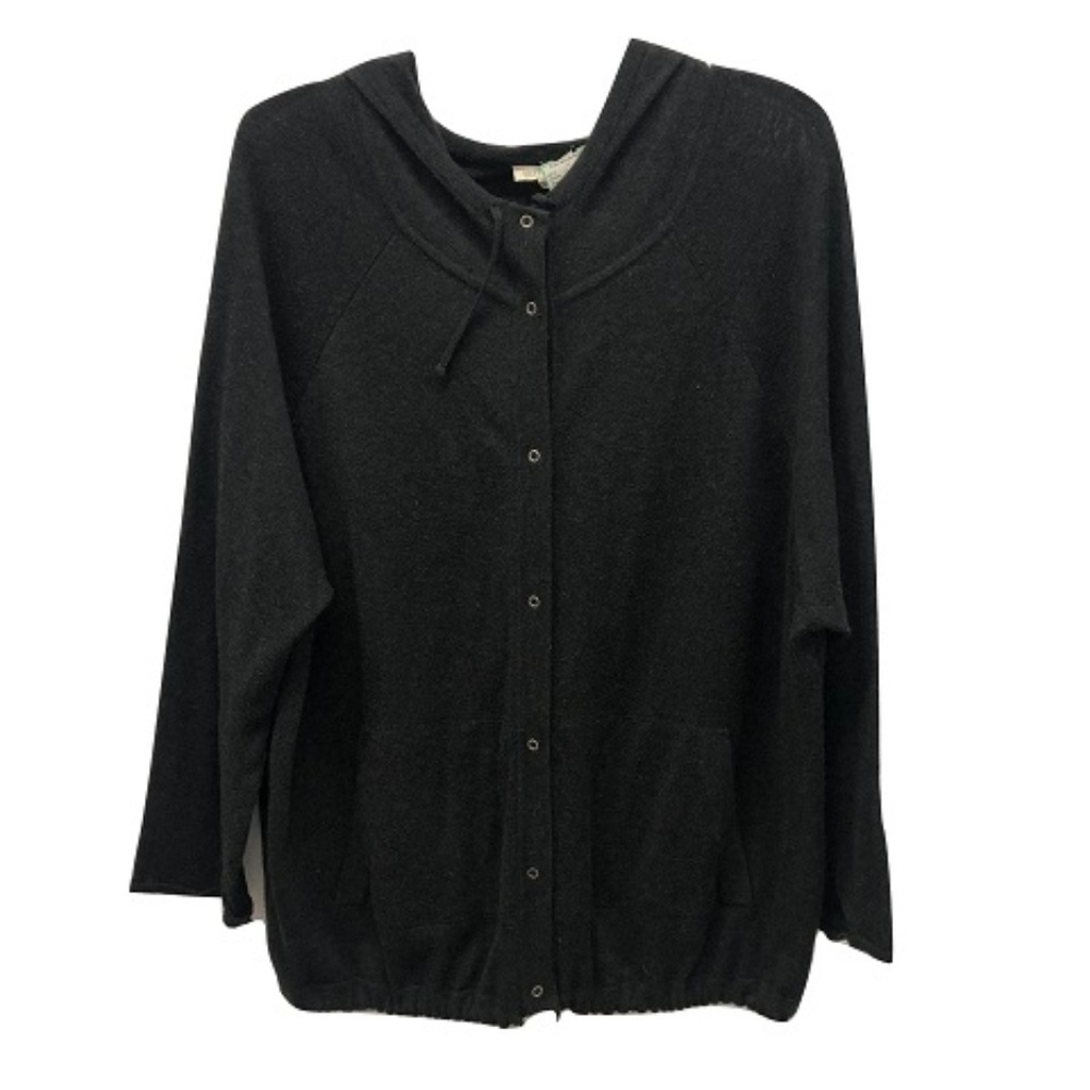 Eileen Fisher Hooded Sweater, Size XL
